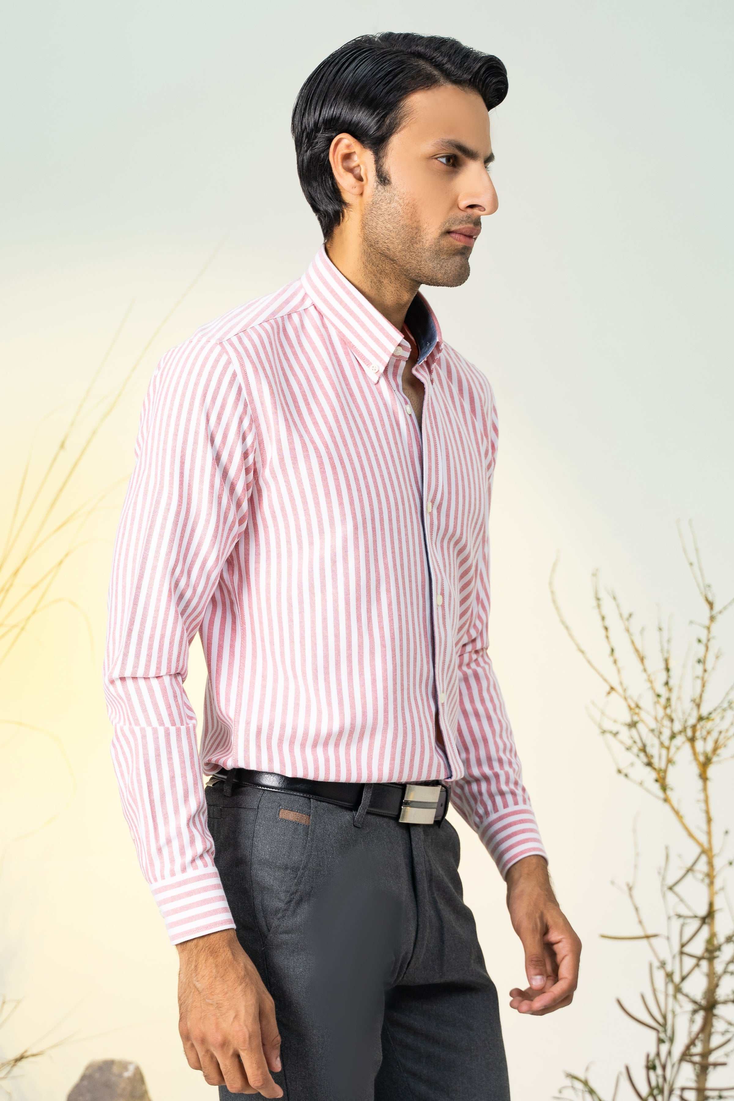 SMART SHIRT RED at Charcoal Clothing