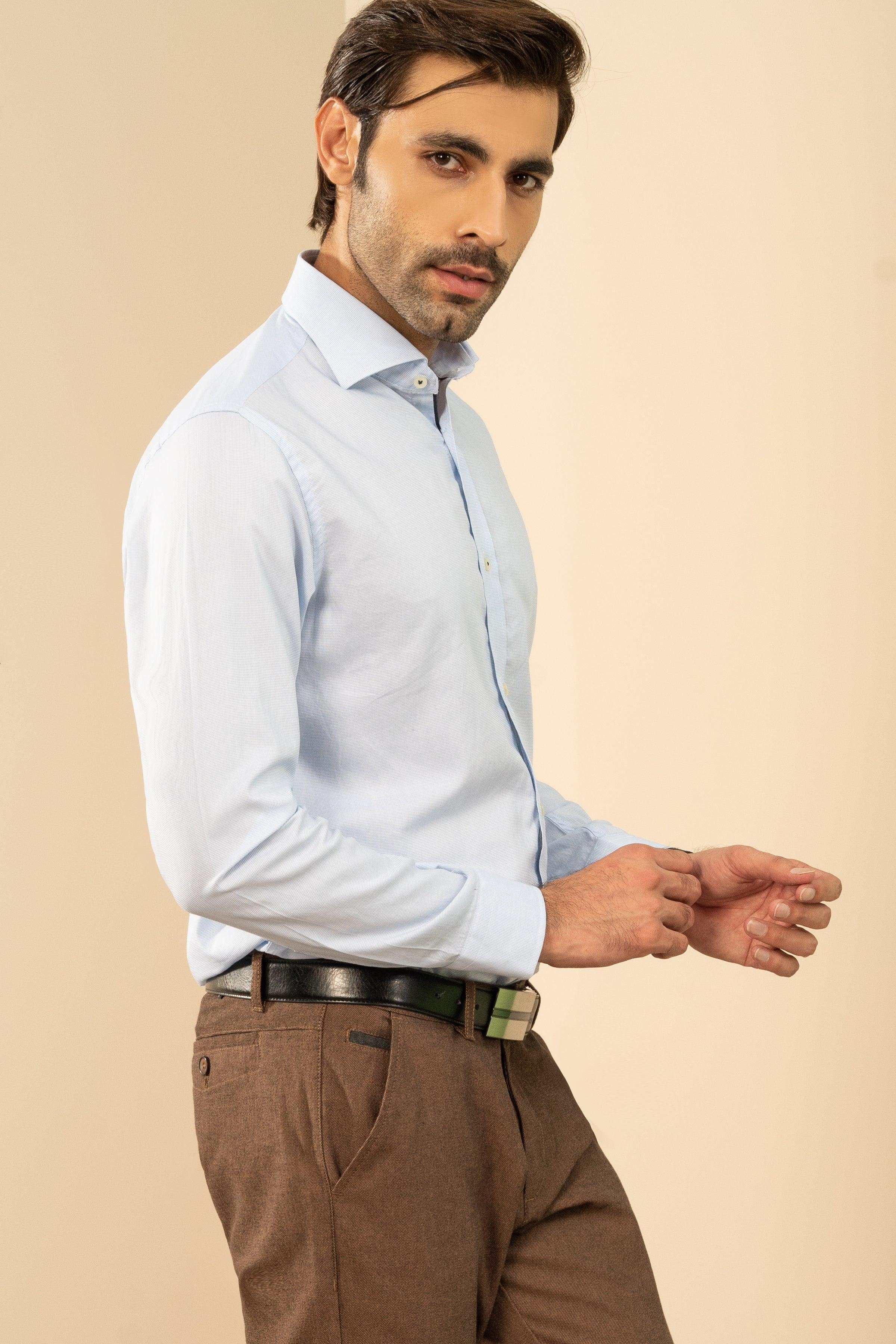 SMART SHIRT SKY BLUE at Charcoal Clothing