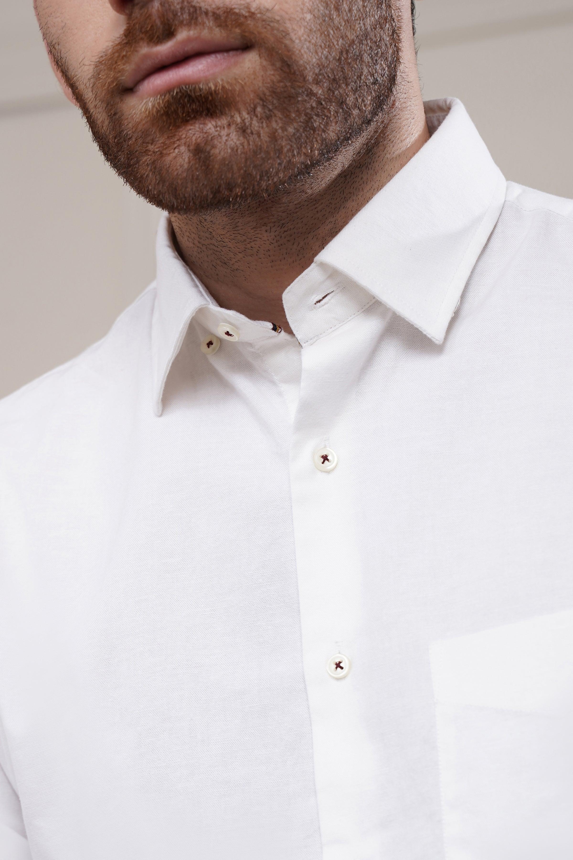 SMART SHIRT WHITE at Charcoal Clothing