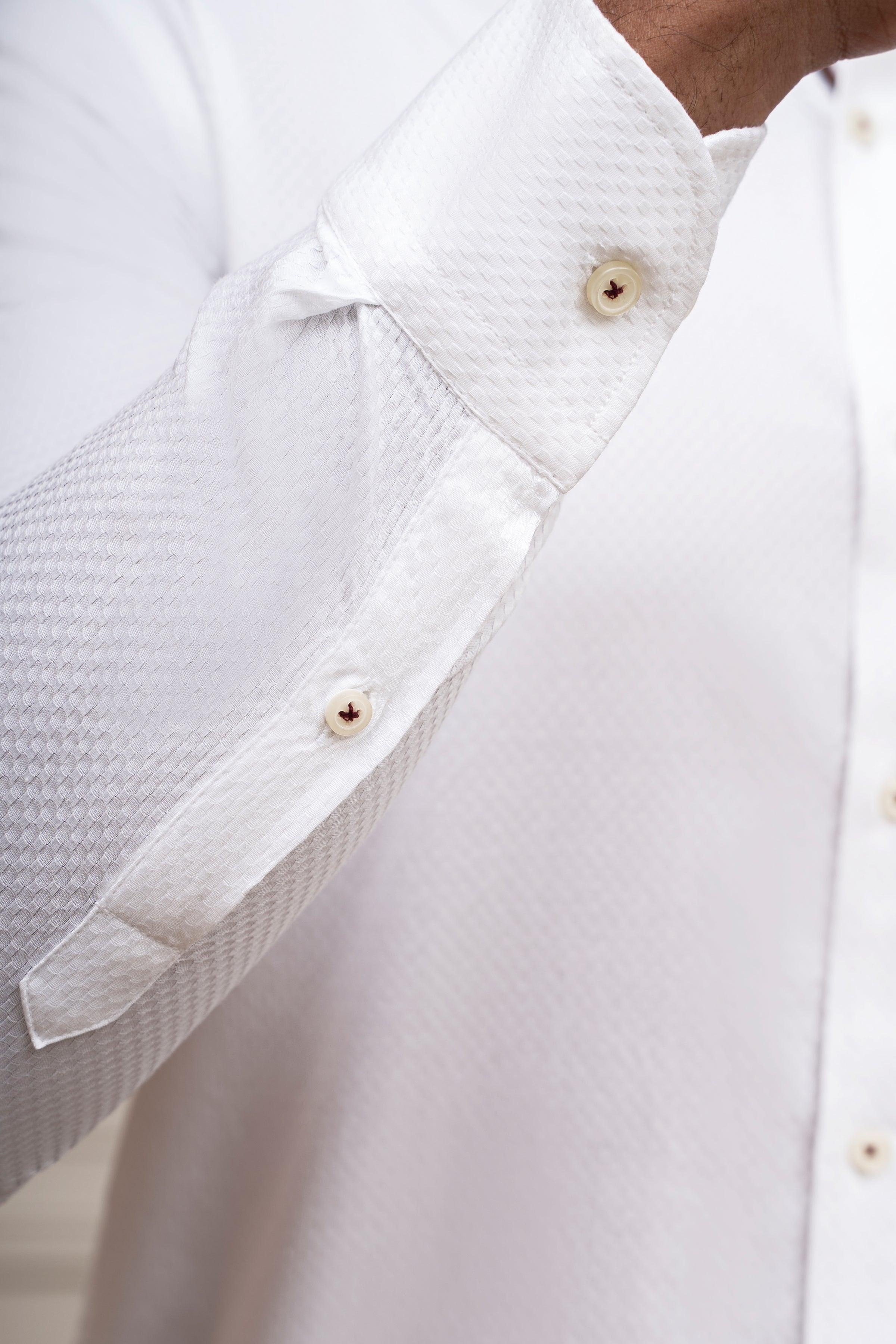 SMART SHIRT WHITE at Charcoal Clothing