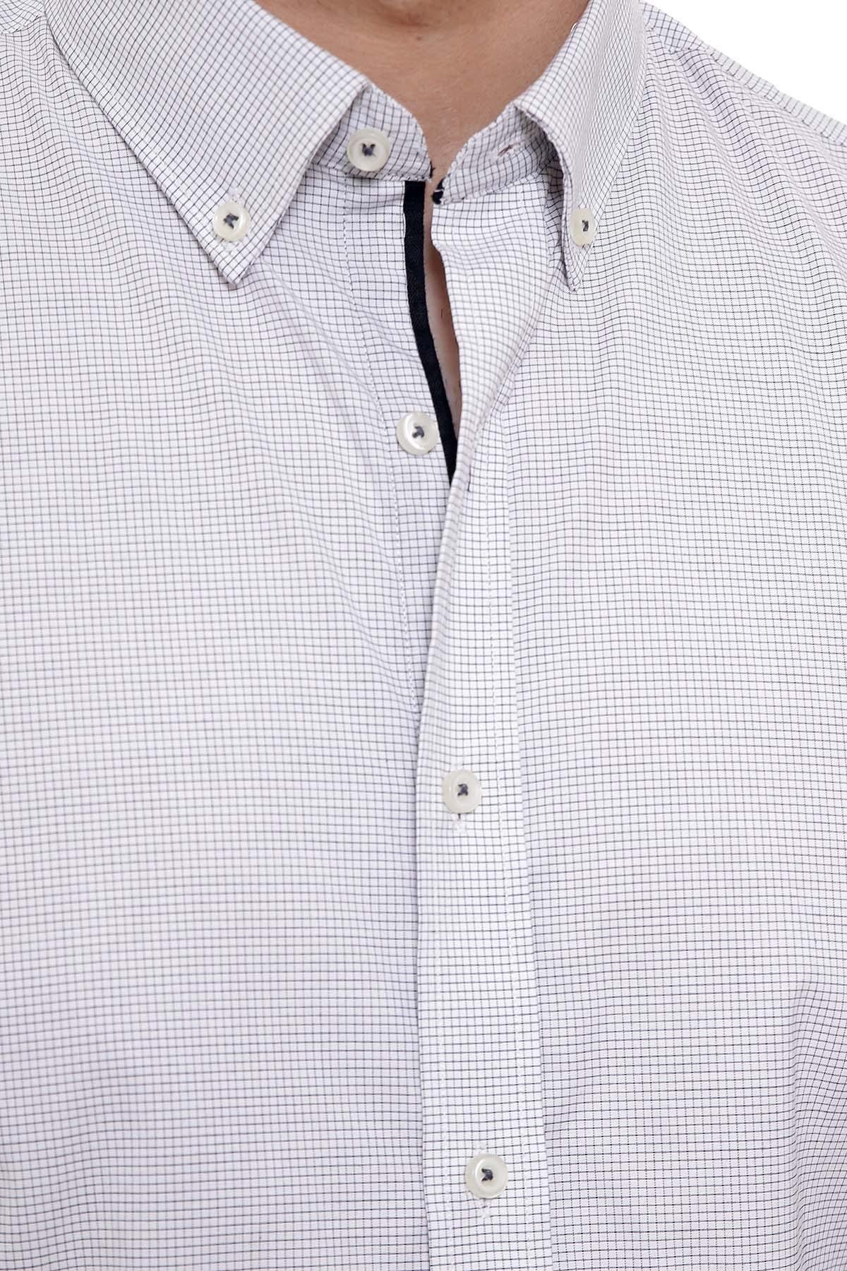 SMART SHIRTS BUTTON DOWN FULL SLEEVE LIGHT BEIGE at Charcoal Clothing
