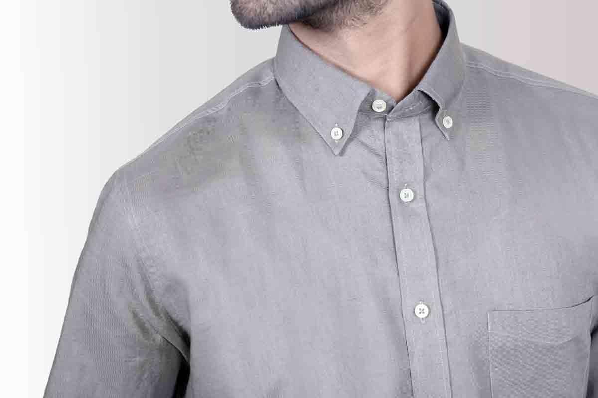 Smart Shirt Khaki at Charcoal Clothing