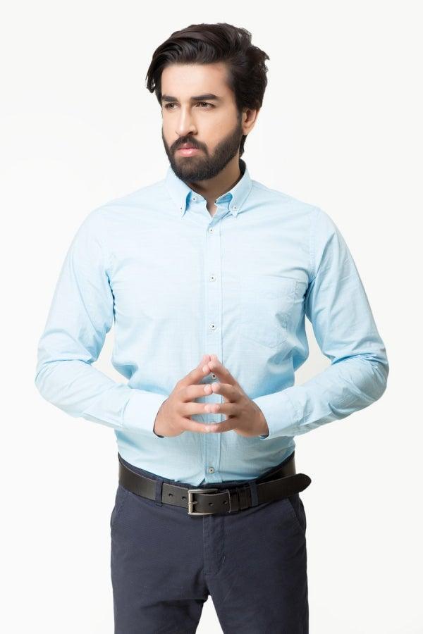Smart Shirt Sky Blue at Charcoal Clothing