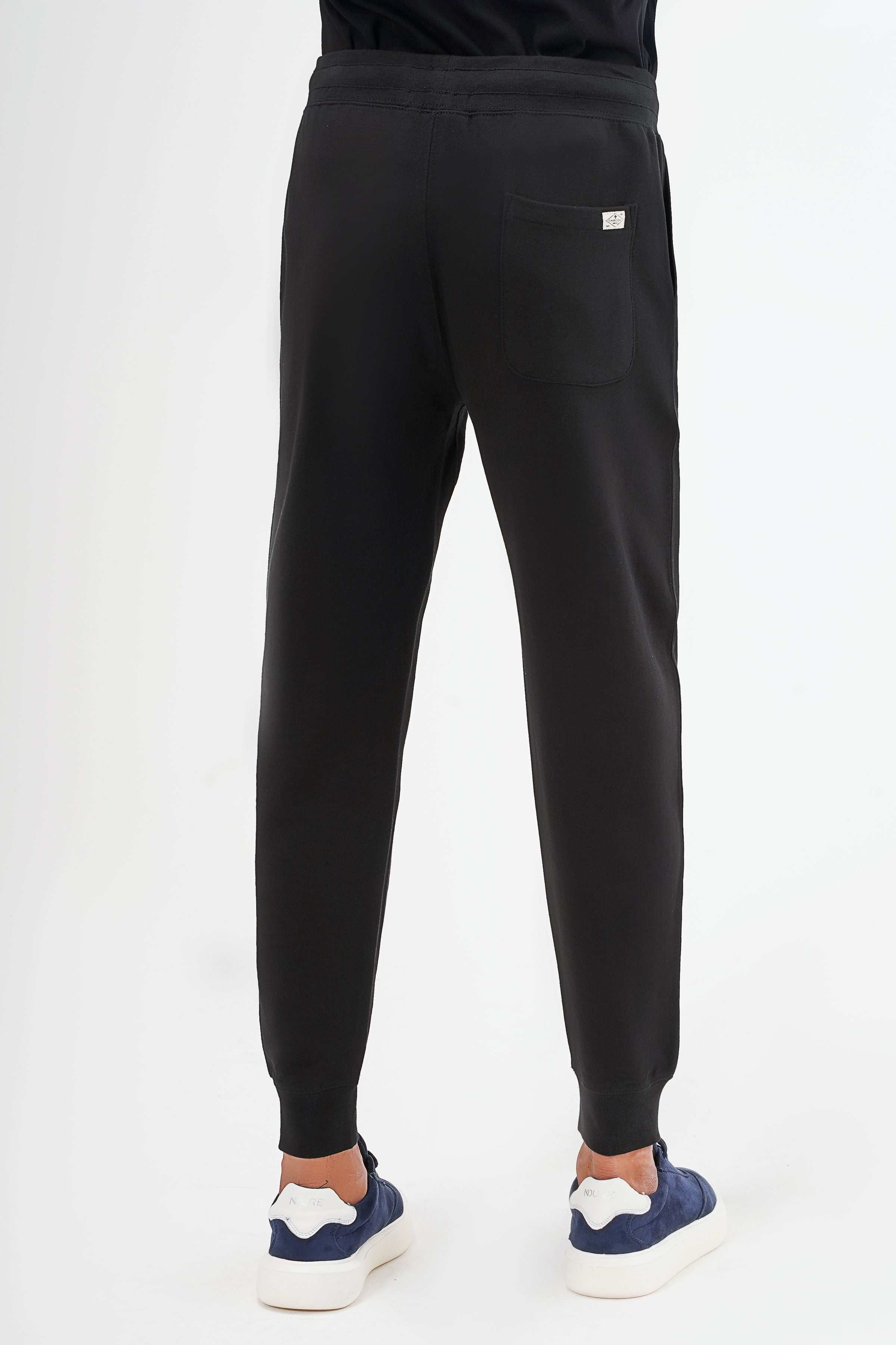 TERRY JOGGER TROUSER BLACK at Charcoal Clothing