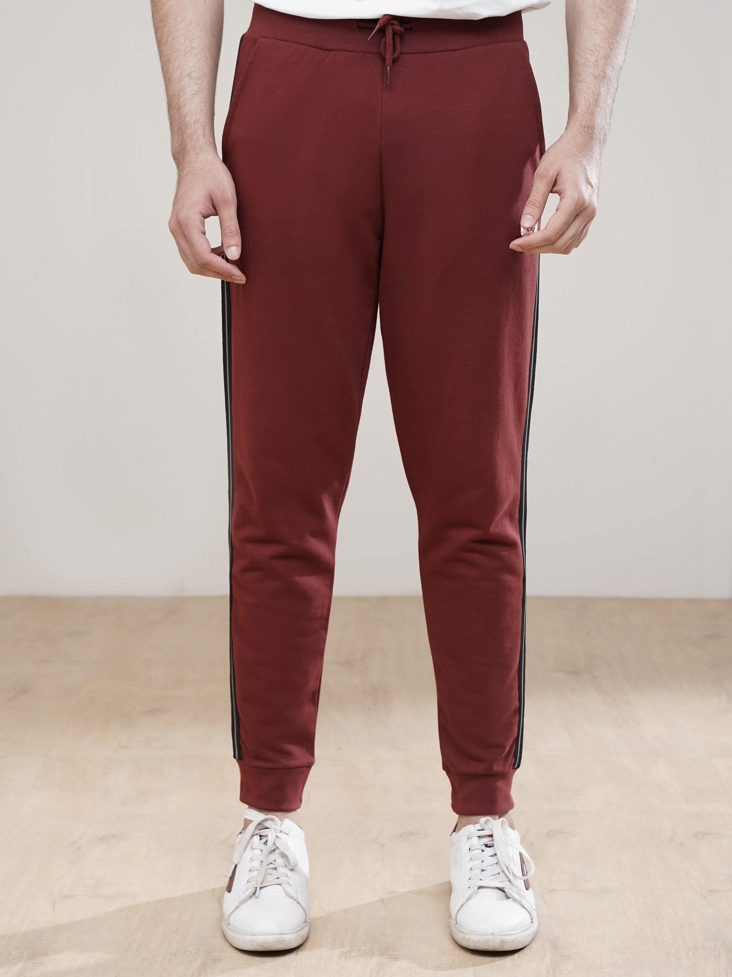 TERRY JOGGER  TROUSER RED at Charcoal Clothing