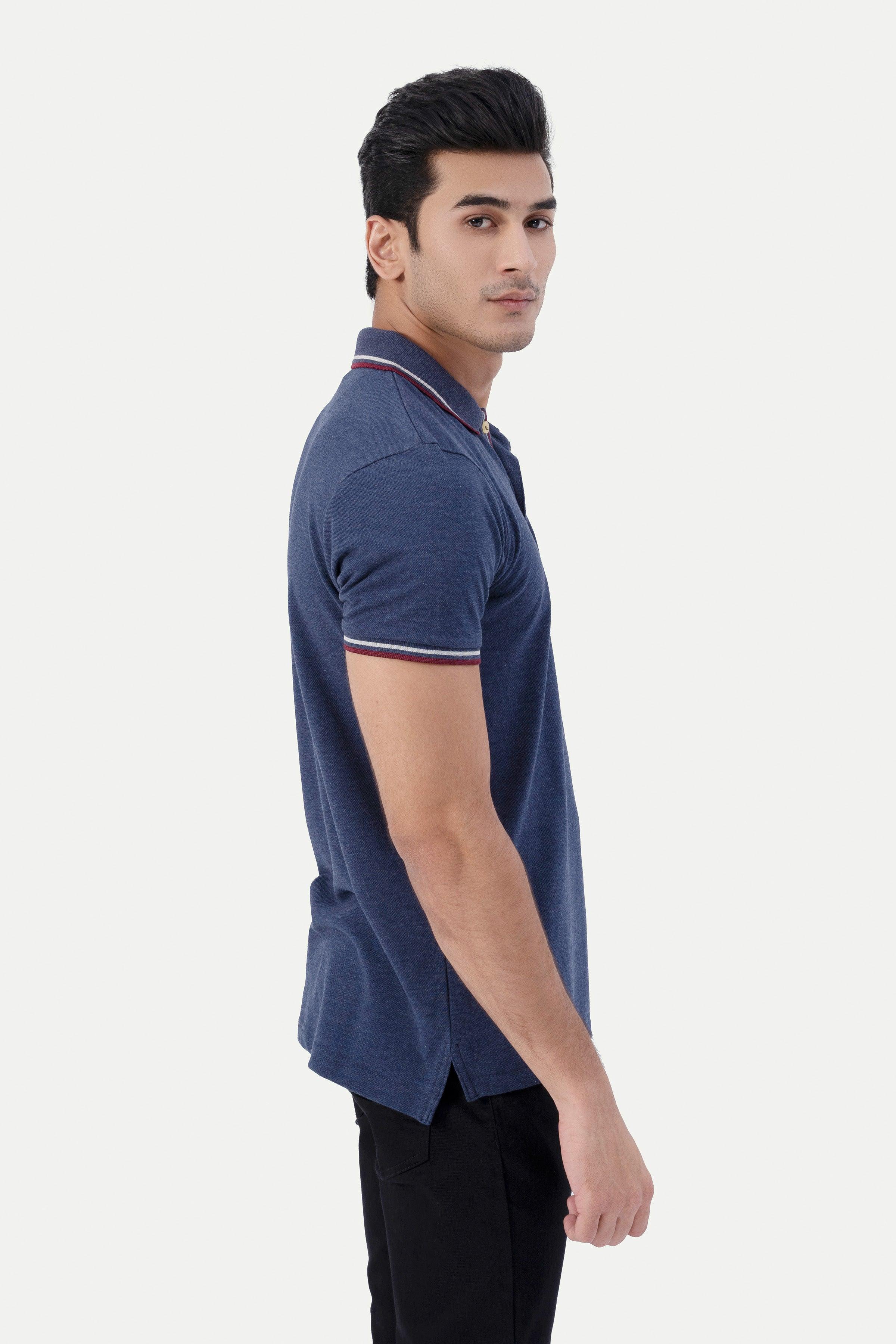 TIPPING POLO BLUE at Charcoal Clothing