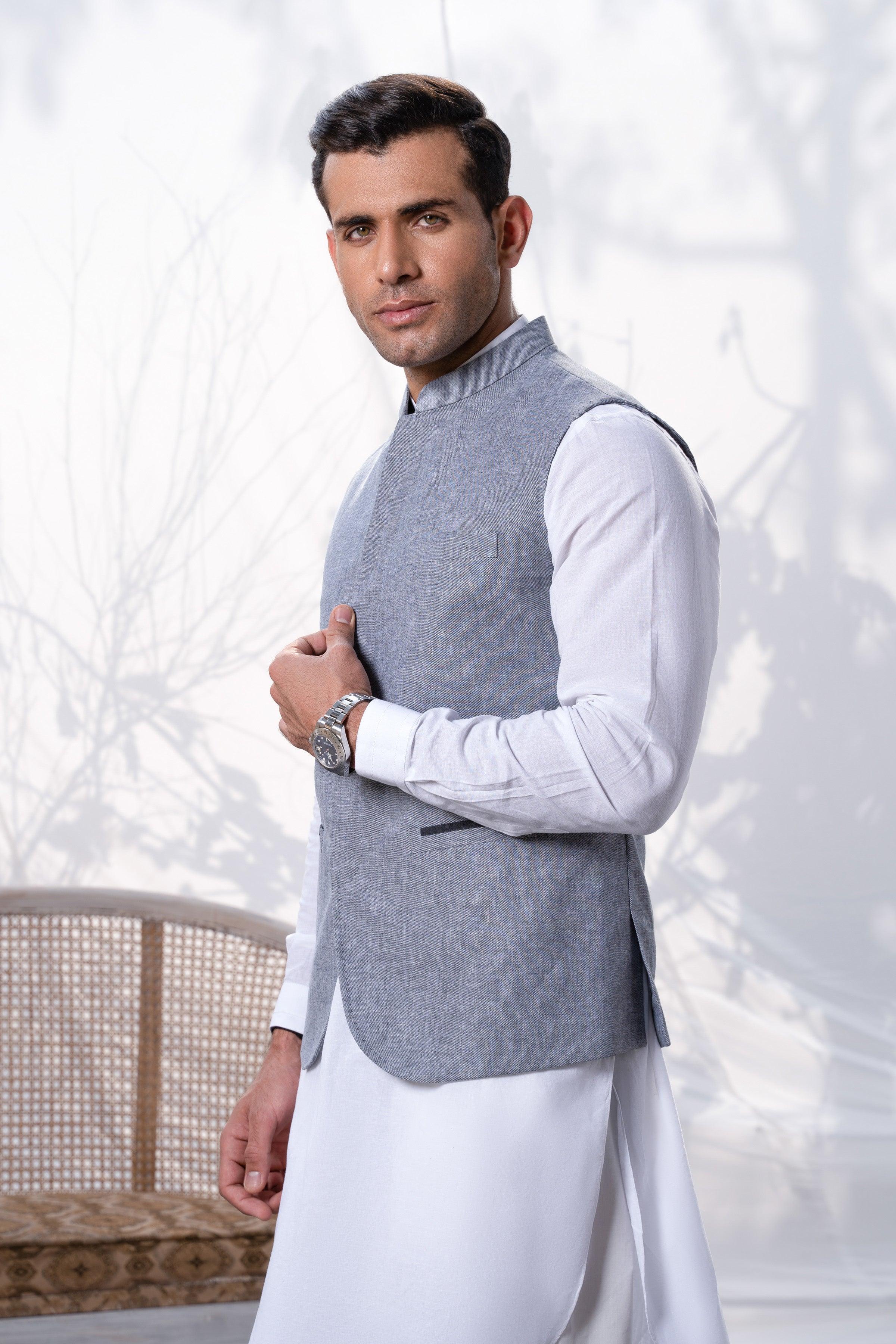 Gray 2024 color waistcoat