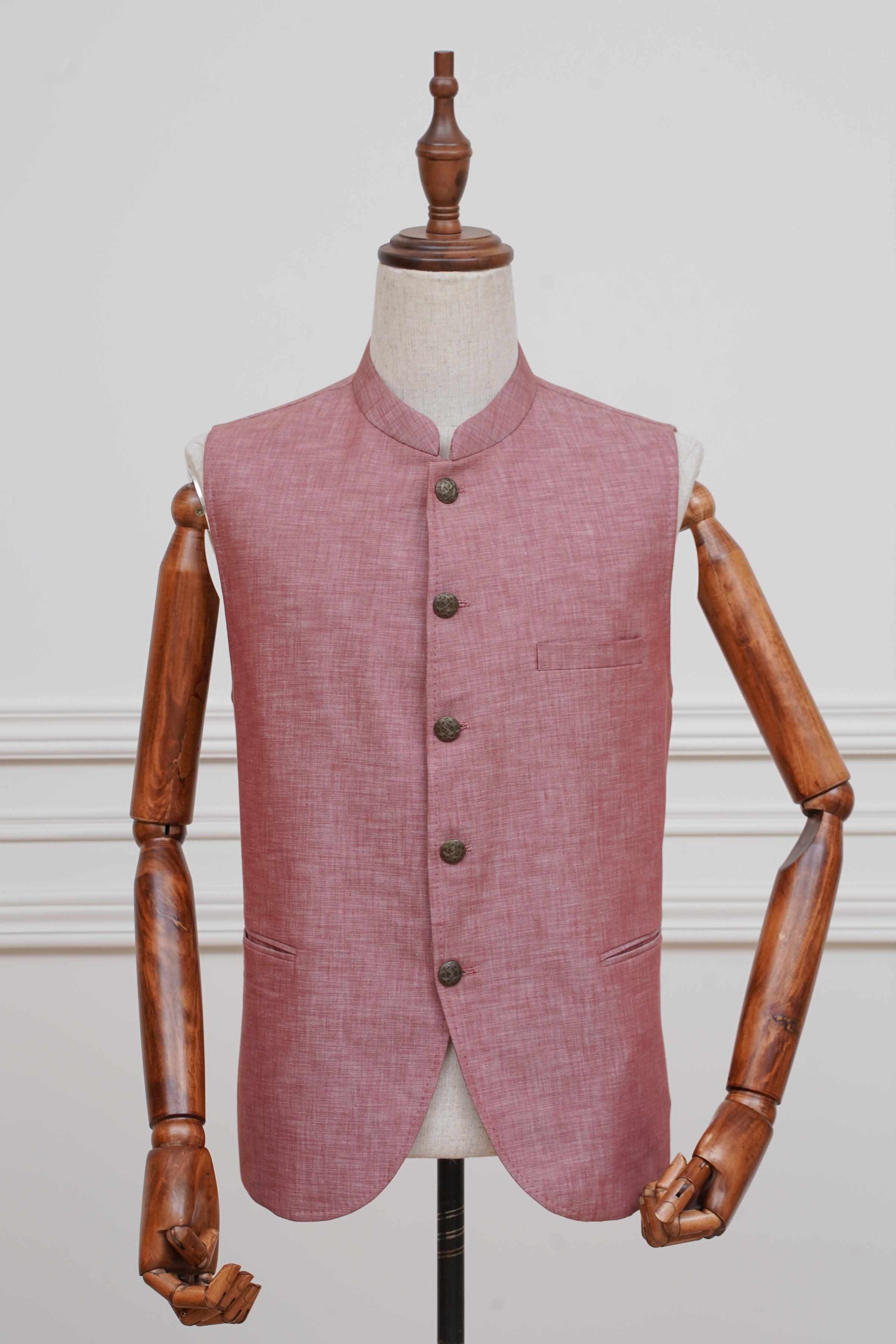 WAISTCOAT REDISH at Charcoal Clothing