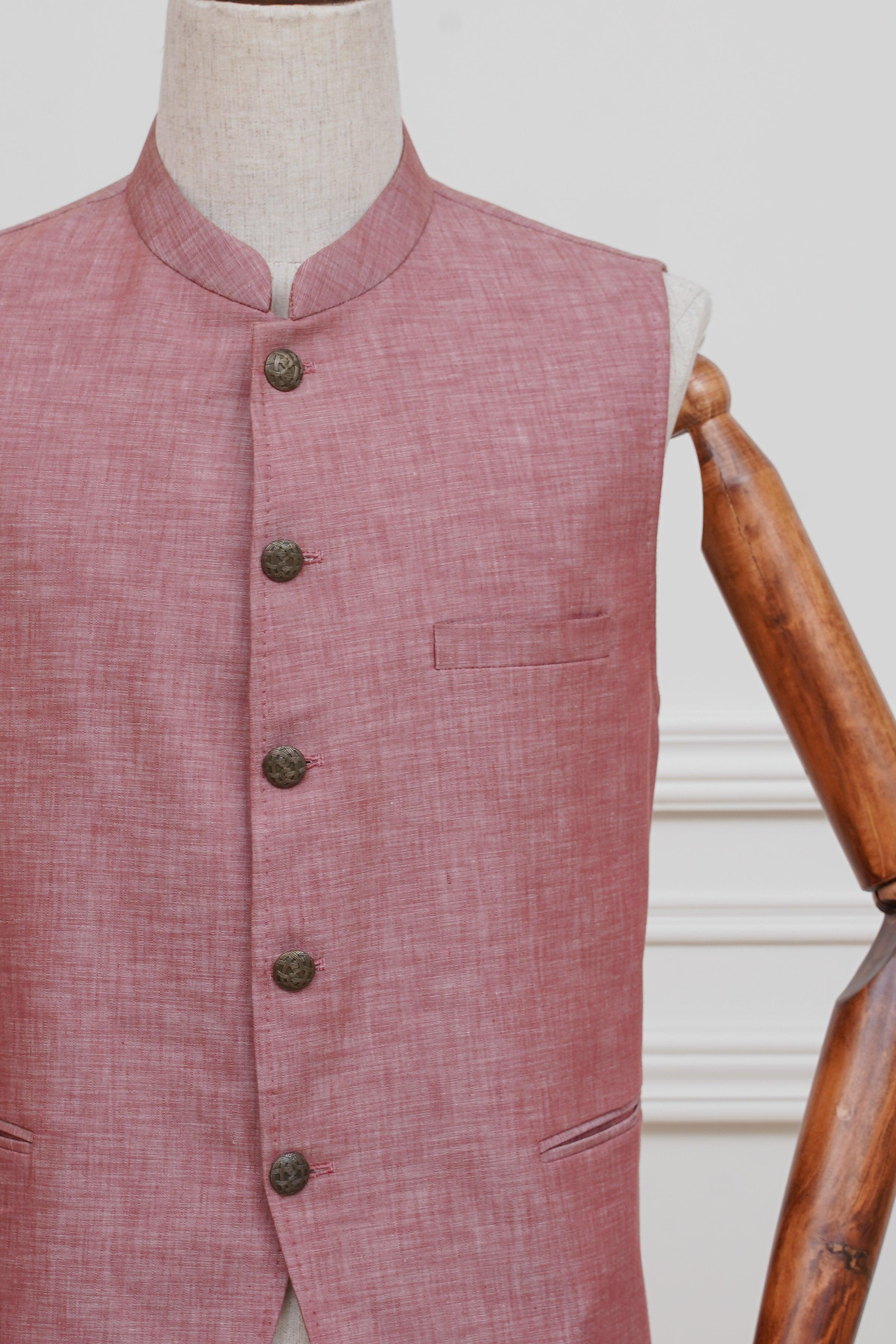 WAISTCOAT REDISH at Charcoal Clothing